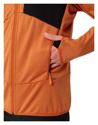 Vaude Monviso II Arancione Polare con cappuccio