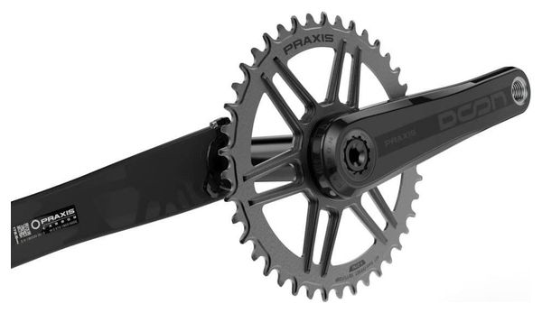 Pair of Praxis Doon Cranks Black | Alltricks.com