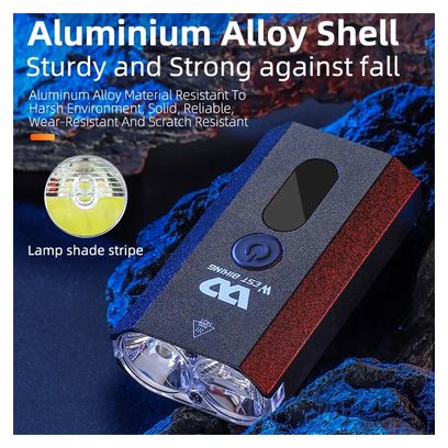 Strong light outdoor bike flashlight 360 DEGREE ROTATION