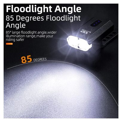 Strong light outdoor bike flashlight 360 DEGREE ROTATION