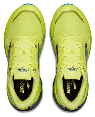 Zapatillas Trail Brooks Cascadia 19 Amarillo/Azul, Hombre