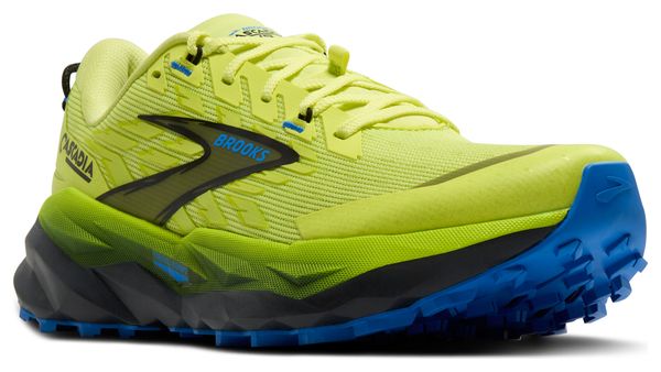 Zapatillas Trail Brooks Cascadia 19 Amarillo/Azul, Hombre