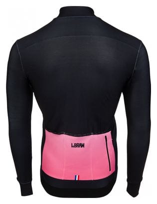 LeBram Cross Fry Long Sleeve Jersey Black Pink Tailored Fit