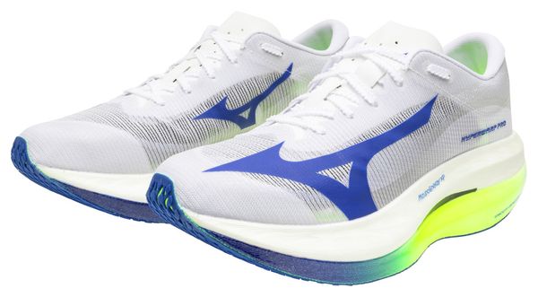 Mizuno Hyperwarp Pro Running Shoes White/Blue/Yellow Unisex