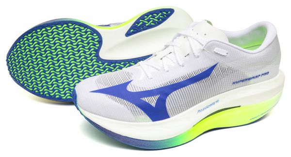 Mizuno Hyperwarp Pro Running Shoes White/Blue/Yellow Unisex