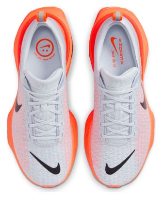 Scarpe da corsa Nike Invincible 3 Grigio Arancione Uomo