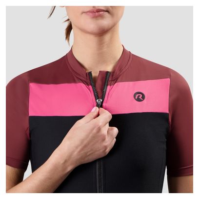 Maillot Manches Courtes Vélo Rogelli Core Block Femme
