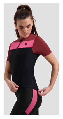 Maillot Manches Courtes Vélo Rogelli Core Block Femme