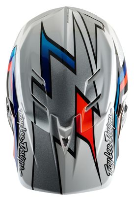 Troy Lee Designs D4 Composite Mips Casco integrale Bianco/Argento