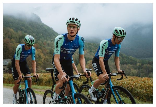 Van Rysel Aero Sokken - Decathlon AG2R La Mondiale Wit