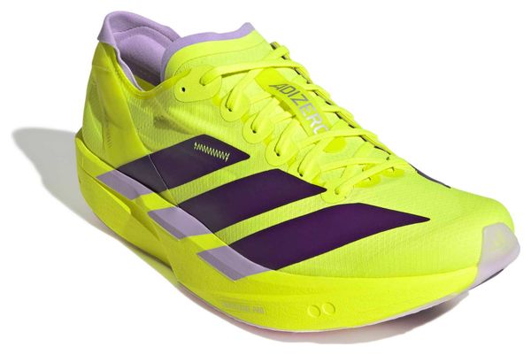 adidas Adizero Takumi Sen 11 Running Shoes, Yellow/Purple, Men's