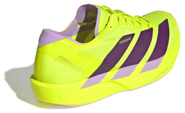 adidas Adizero Takumi Sen 11 Running Shoes, Yellow/Purple, Men's