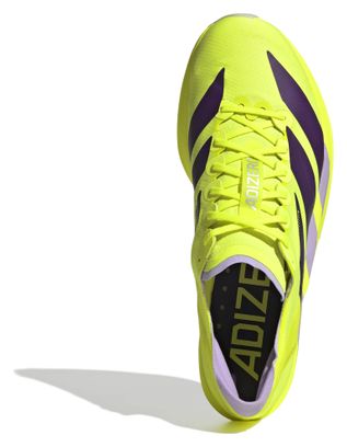 adidas Adizero Takumi Sen 11 Running Shoes, Yellow/Purple, Men's