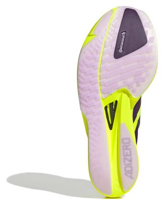 adidas Adizero Takumi Sen 11 Running Shoes, Yellow/Purple, Men's