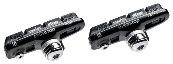 x2 SwissStop Full FlashPro Original Black remblokken voor aluminium velgen Voor Shimano / Sram remmen