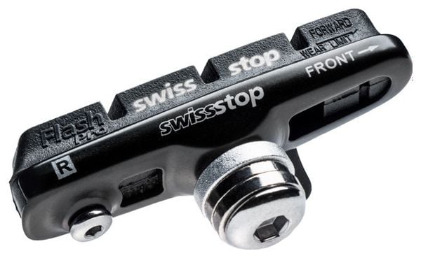 SwissStop Full FlashPro Original Negro x2 Llantas Pastillas de freno Llantas de aluminio para Shimano / Sram