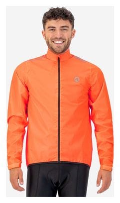 Veste Velo Pluie Vent Rogelli Core - Homme - Orange