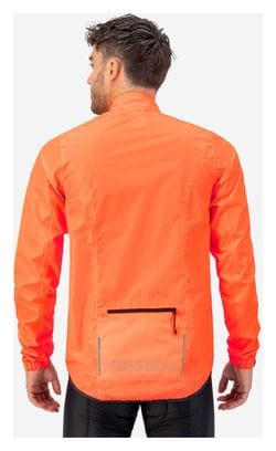 Veste Velo Pluie Vent Rogelli Core - Homme - Orange