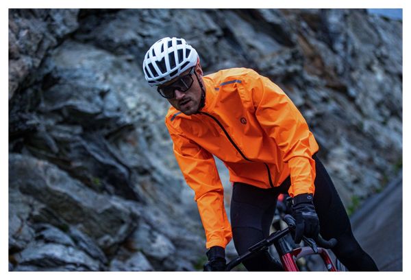 Veste Velo Pluie Vent Rogelli Core - Homme - Orange