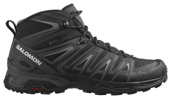 Zapatillas de senderismo Salomon X Ultra Pioneer Mid GTX Negras Hombre
