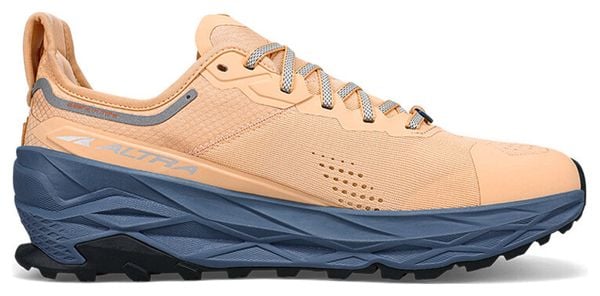 Altra Olympus 5 Beige Blue Trail Running Shoes