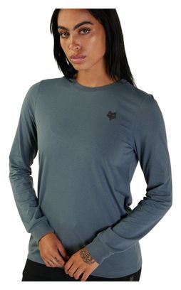 Fox Faded Out Women's Long Sleeve T-Shirt Grey