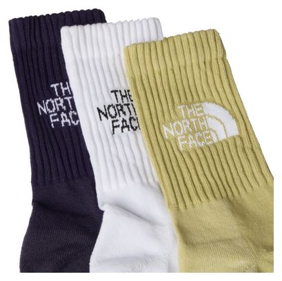 Calzini The North Face Everyday Nero/Bianco/Verde (3 paia)