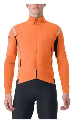 Castelli Perfetto Ros 2 Orange Long Sleeve Jacket