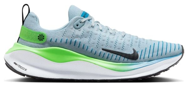 Chaussures de Running Nike ReactX Infinity Run 4 Bleu Vert