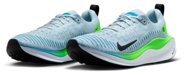 Nike ReactX Infinity Run 4 Laufschuhe Blau Grün