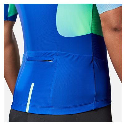 Van Rysel Racer 2 Unisex Jersey met korte mouwen Blauw/Groen