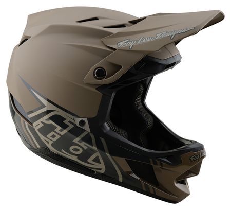 Casque Intégral Troy Lee Designs D4 Composite Mips Marron