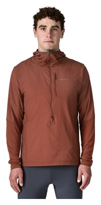 Chaqueta de manga larga Patagonia Airshed Pro 1/2 Zip Hombre Rojo