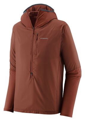 Chaqueta de manga larga Patagonia Airshed Pro 1/2 Zip Hombre Rojo