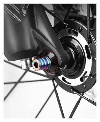 Schnellspanner Hinterradachse Fahrrad – Titan-/Aluminiumlegierung, 130–135 mm