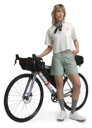 T-shirt ample manches courtes cyclotourisme femme Cyclisme Feel Sand Beige