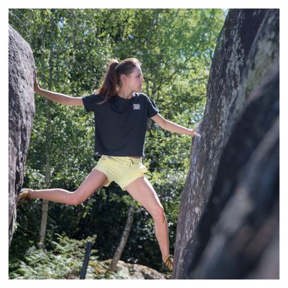 Women's Snap Climbing crop top t-shirt