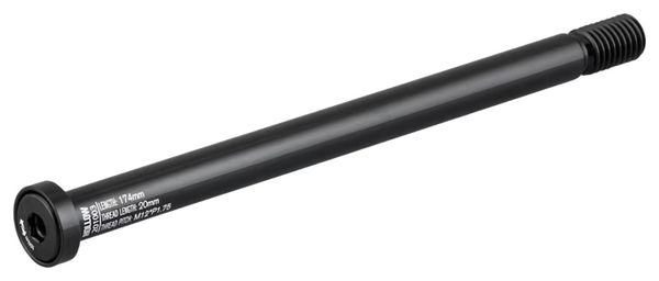 Axe traversant arrière Black Bearing AR12.11QR - 167mm 12mm noir