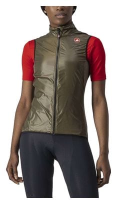 Castelli Dames mouwloos windjack Bruin