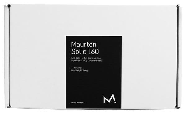 Envase de 12 barritas energéticas Maurten Solid 160 12x55g
