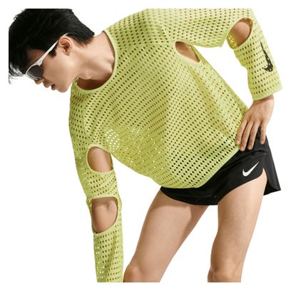 T-Shirt Running Nike Radical AirFlow Jaune Homme