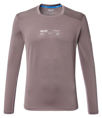 Maglietta tecnica Millet Intense grigia da uomo