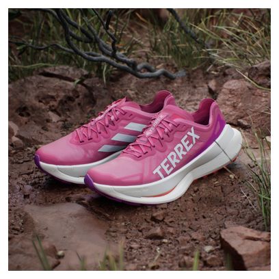 adidas Terrex Agravic Speed Ultra Roze/Oranje Trailschoenen voor dames