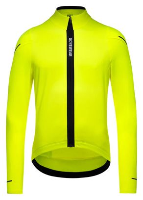 Gore Wear Spinshift Thermo Long Sleeve Jersey Fluo Yellow