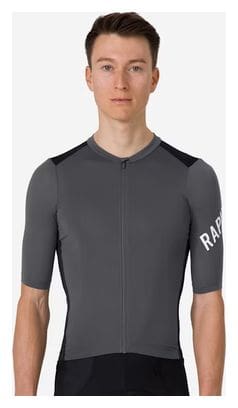 Rapha Pro Team Training Jersey Met Korte Mouwen Grijs/Zwart
