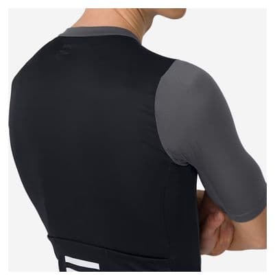 Rapha Pro Team Training Jersey Met Korte Mouwen Grijs/Zwart
