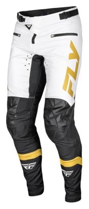 Pantalón Fly Racing Rayce Blanco/Negro/Oro
