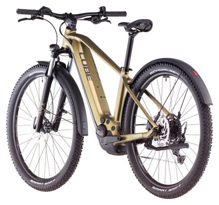 VTT Électrique Semi-Rigide Cube Reaction Hybrid Performance 625 Allroad Shimano Cues 9V 625 Wh 29'' Or Lime 2025