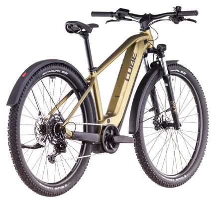 VTT Électrique Semi-Rigide Cube Reaction Hybrid Performance 625 Allroad Shimano Cues 9V 625 Wh 29'' Or Lime 2025