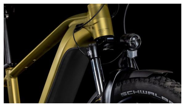 VTT Électrique Semi-Rigide Cube Reaction Hybrid Performance 625 Allroad Shimano Cues 9V 625 Wh 29'' Or Lime 2025